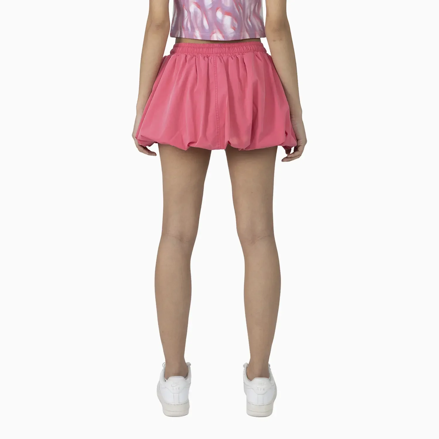 Women's Fitted Rhinestone Cropped T-Shirt and Skirt Outfit - Image 8