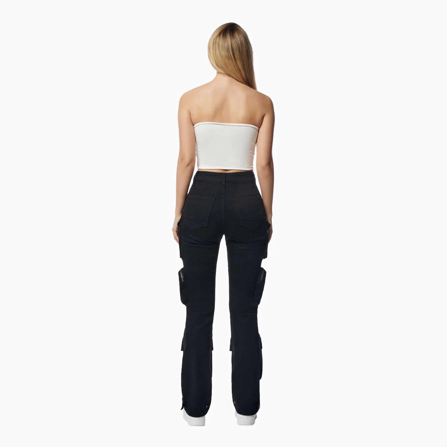 Women's High Rise Twill Straight Cargo Pant - Image 7