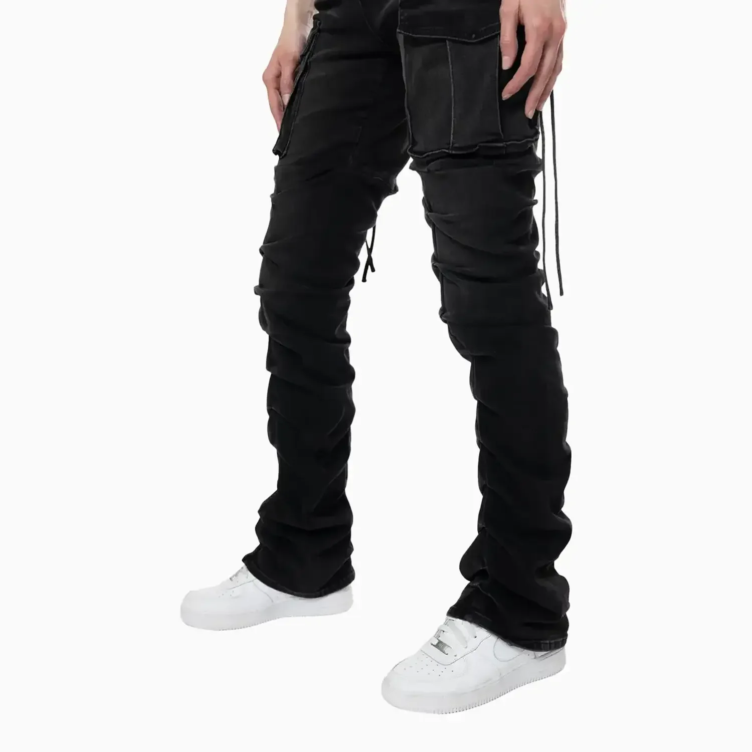 Women's High Rise Washed Stack Jeans Pant - Image 5