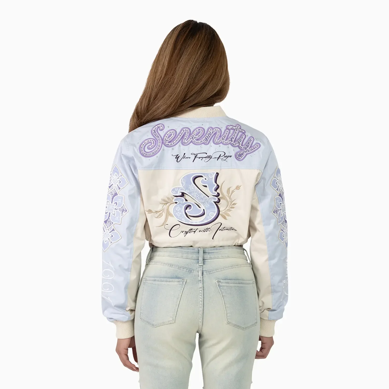 Women's Metallic Windbreaker Jacket - Image 2