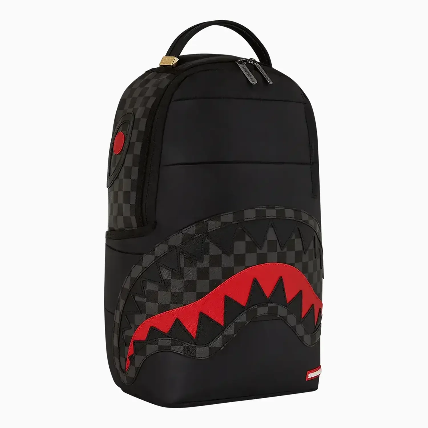 Black Puffer Check Backpack - Image 4
