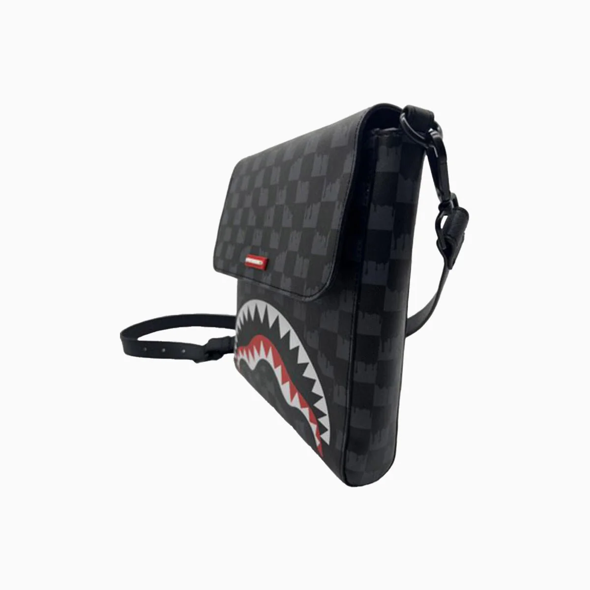 Drip Check Shark Messenger Sling Bag - Image 3