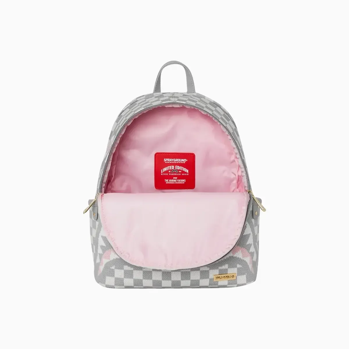 Knit Sharks In Paris In Cream Savage Backpack - Image 6