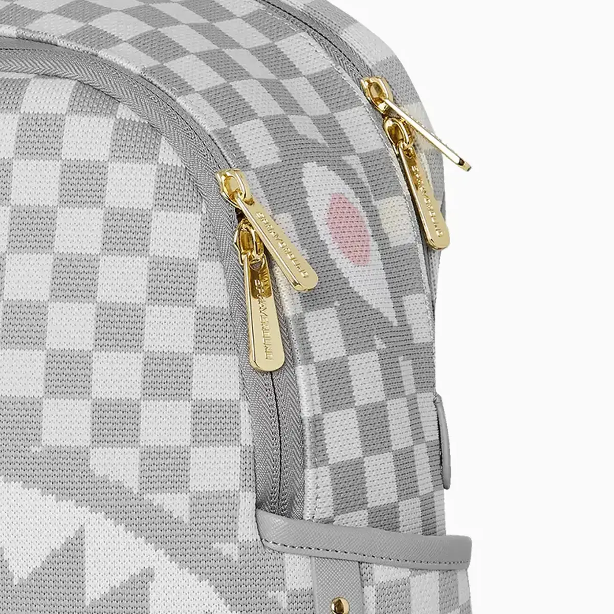 Knit Sharks In Paris In Cream Savage Backpack - Image 8