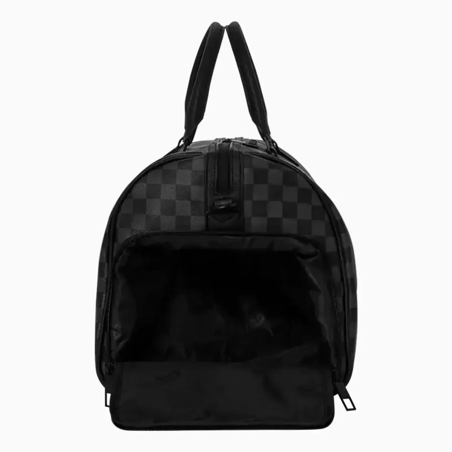 Spritz Grey Check Duffle - Image 10