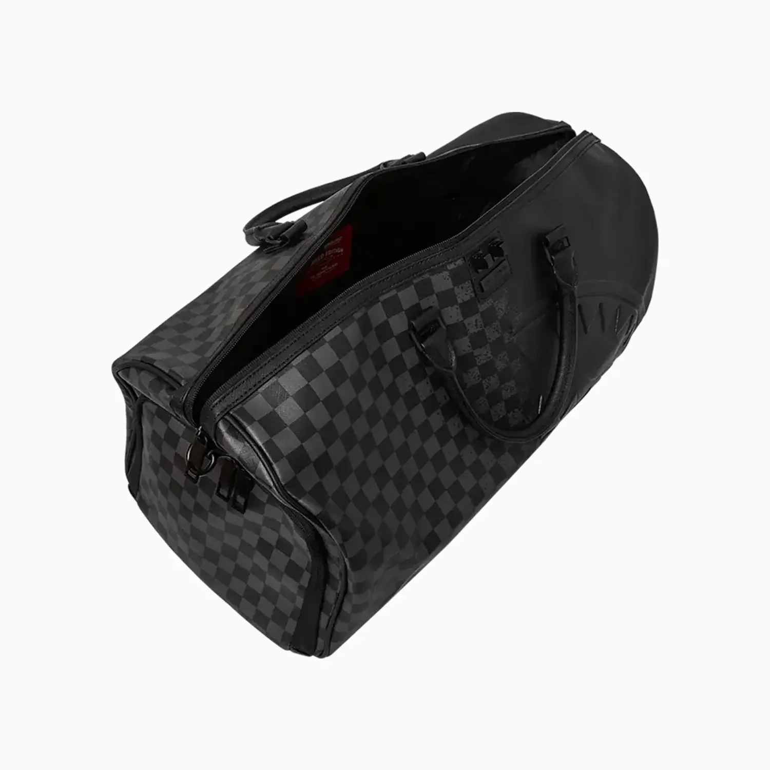 Spritz Grey Check Duffle - Image 9