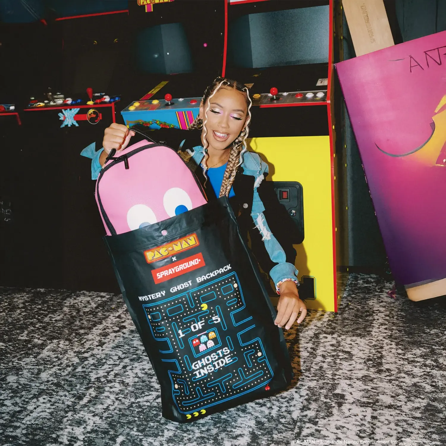 Sprayground x PAC-MAN Ghost Backpack Mystery Bag - Image 15