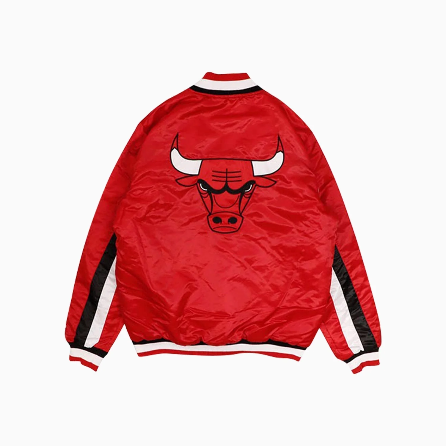 Men's Chicago Bulls NBA Varsity Satin Jacket - Image 2