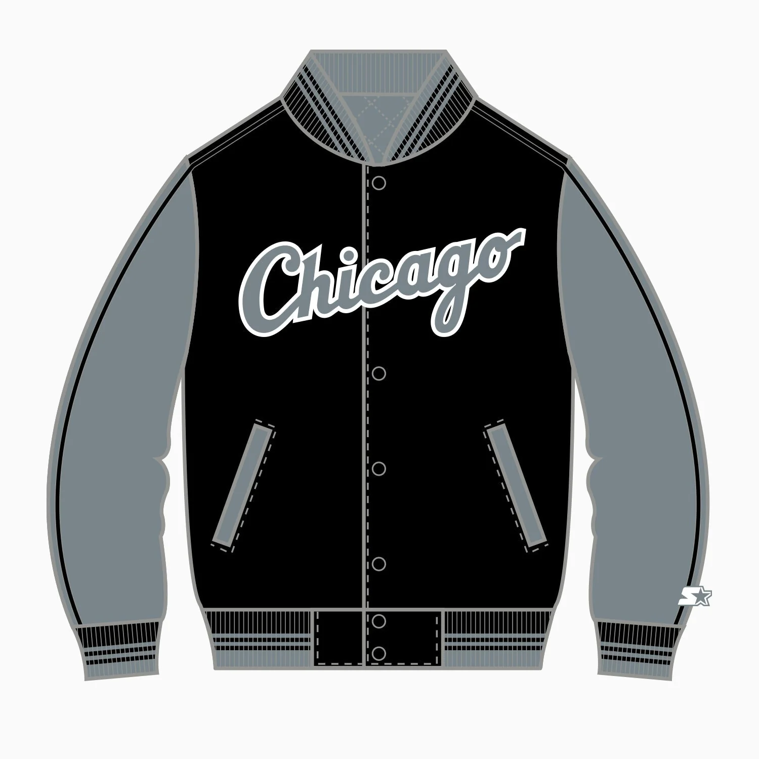 Men's Chicago White Sox MLB Varsity Satin Jacket
