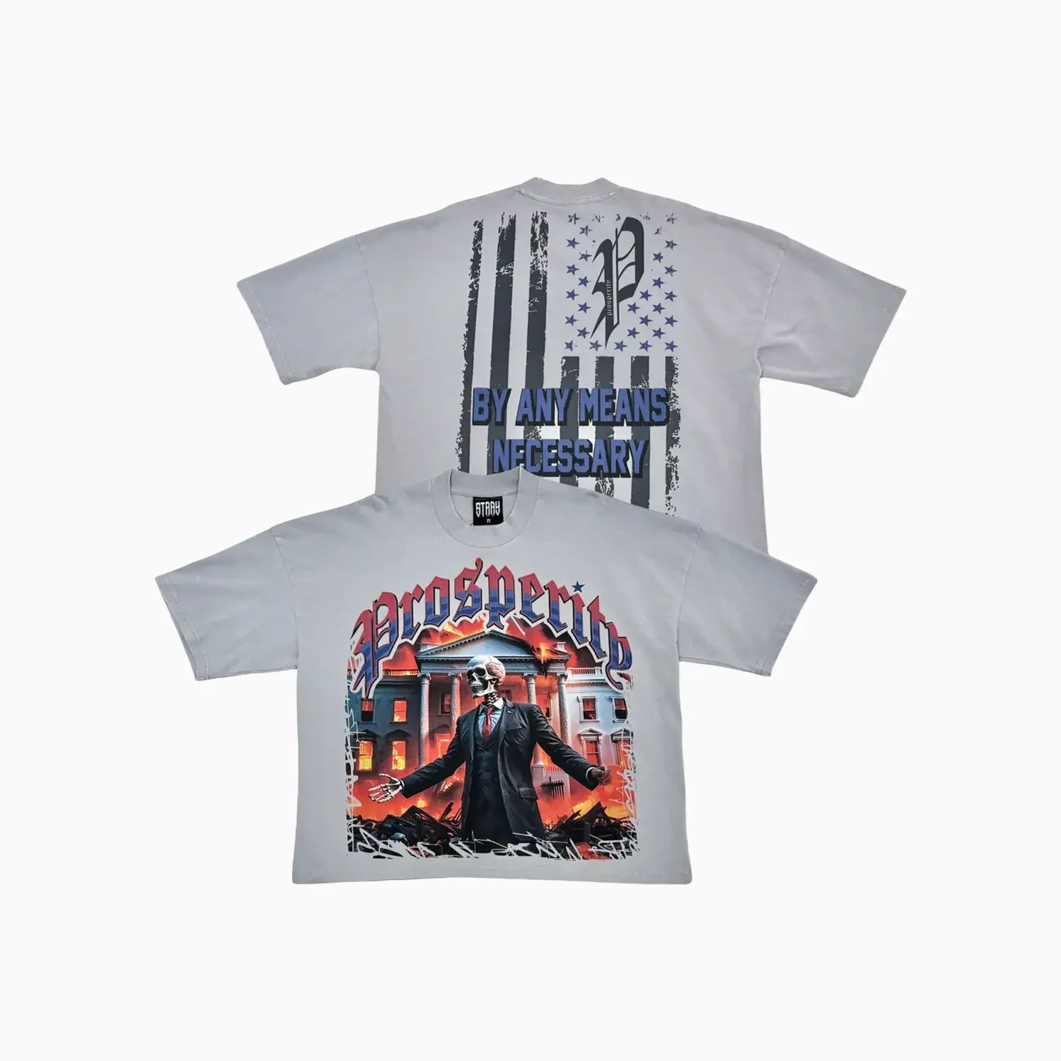 Men's By Any Means Necessary Drop Shoulders T-Shirt - Image 7