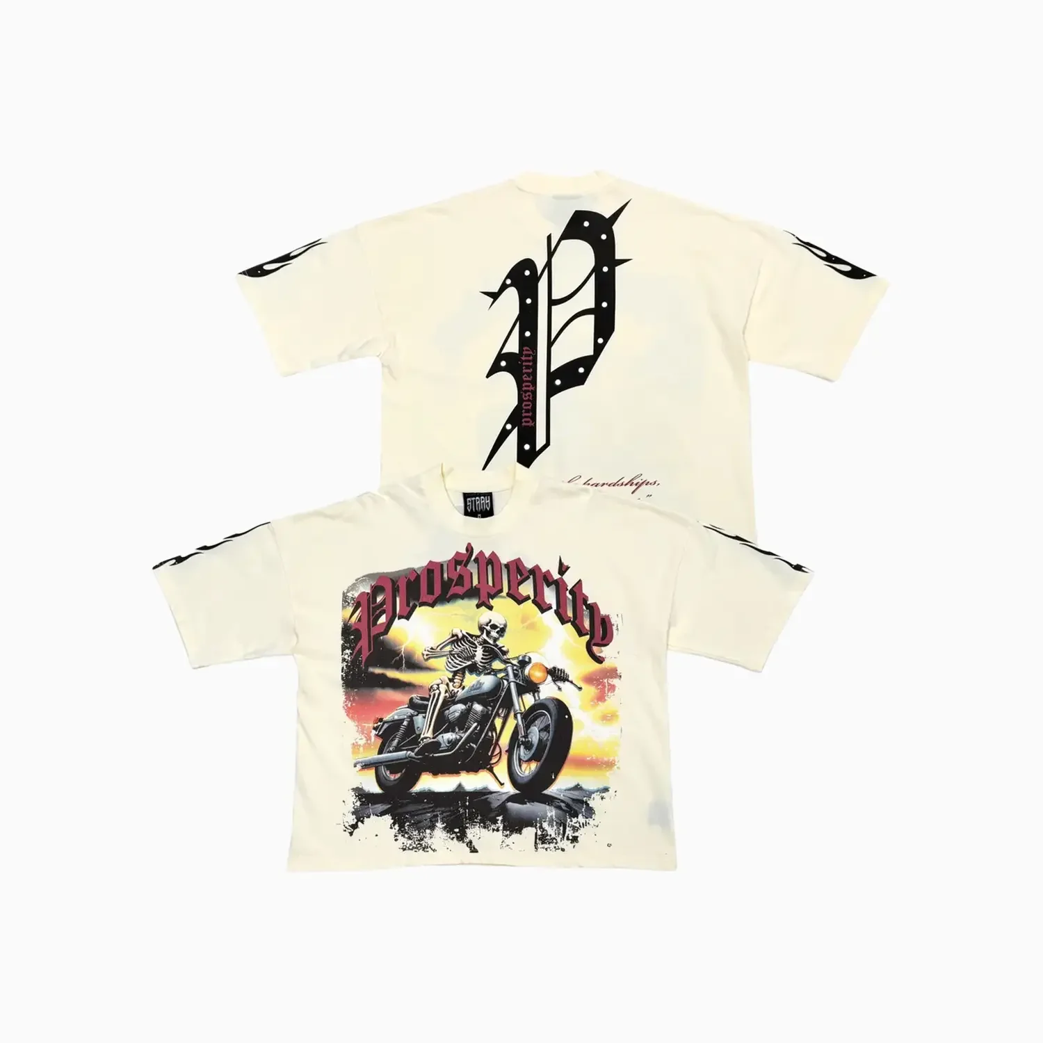 Men's Through Hardships To The Stars Drop Shoulders T-Shirt - Image 3