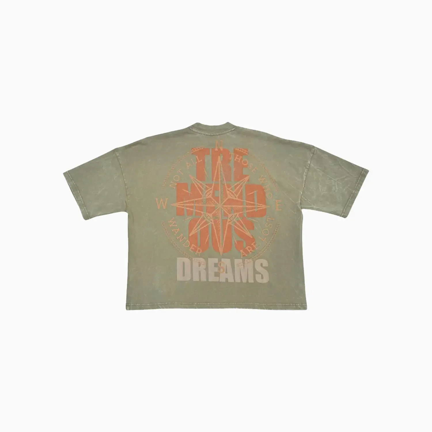 Men's Wide Crop Fit Drop Shoulders T-Shirt - Image 2