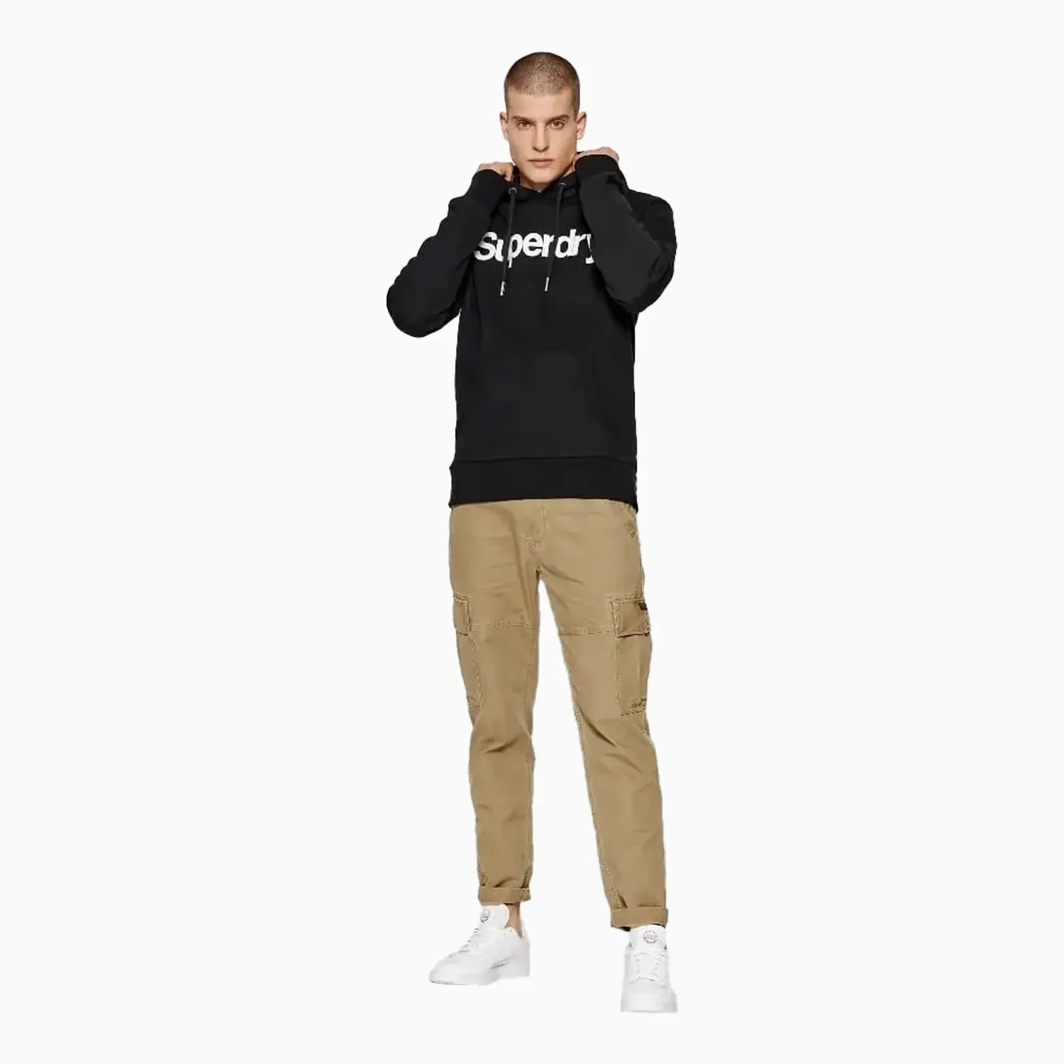 Men's Organic Cotton Core Logo Graphic Hoodie - Image 2
