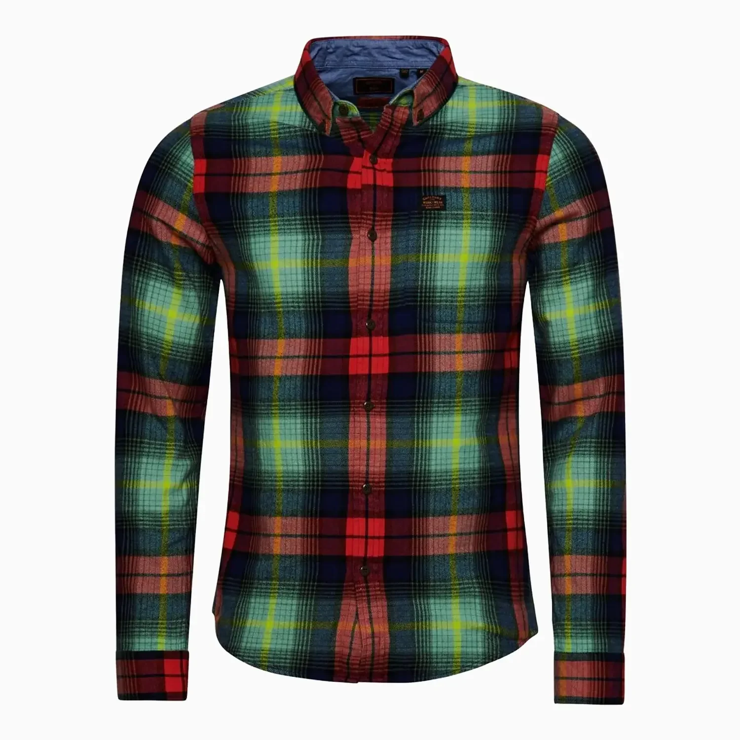 Men's Organic Cotton Vintage Lumberjack Shirt - Image 5