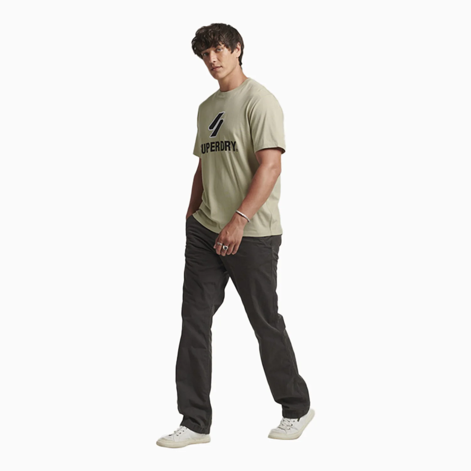 Men's S Logo Stacked Applique T Shirt - Image 2