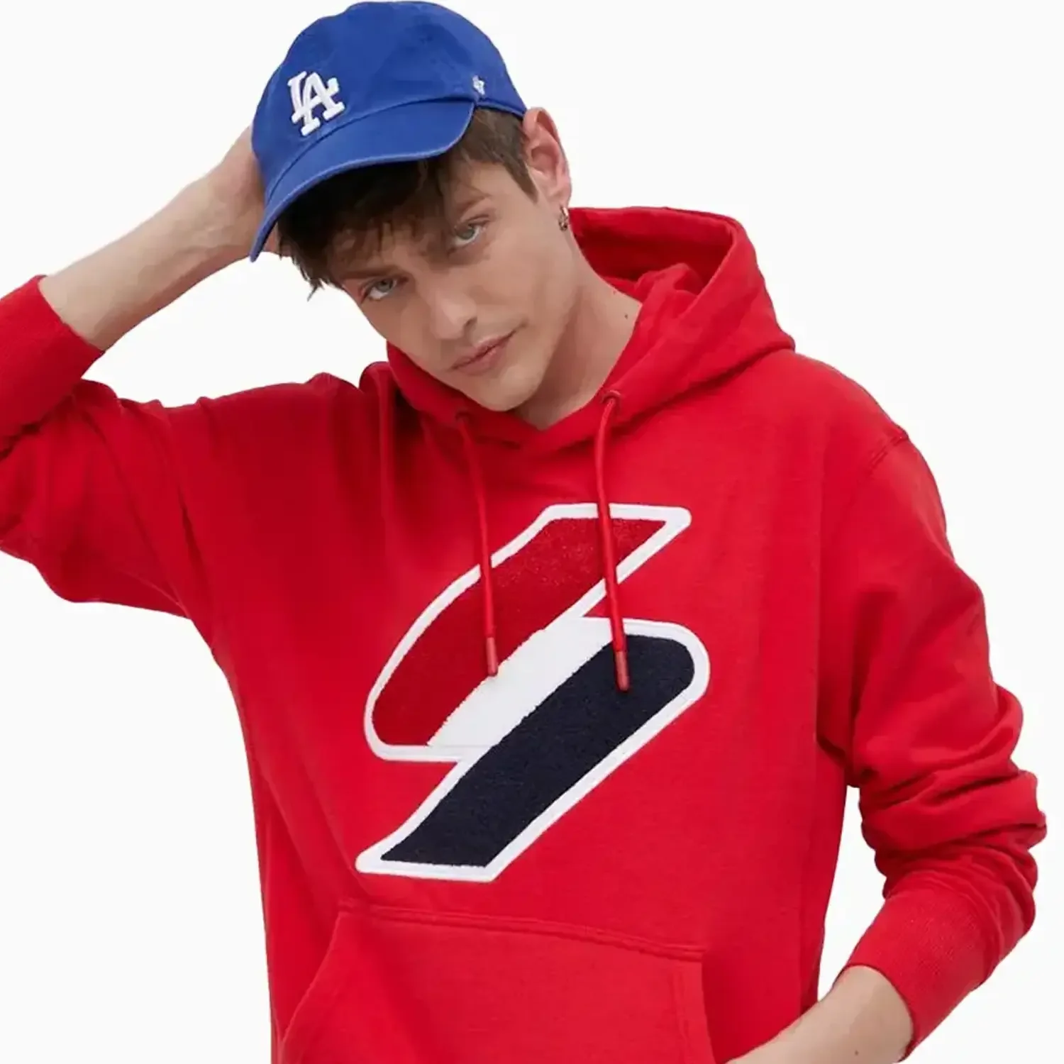 Men's Superdry Code Logo Hoodie - Image 6