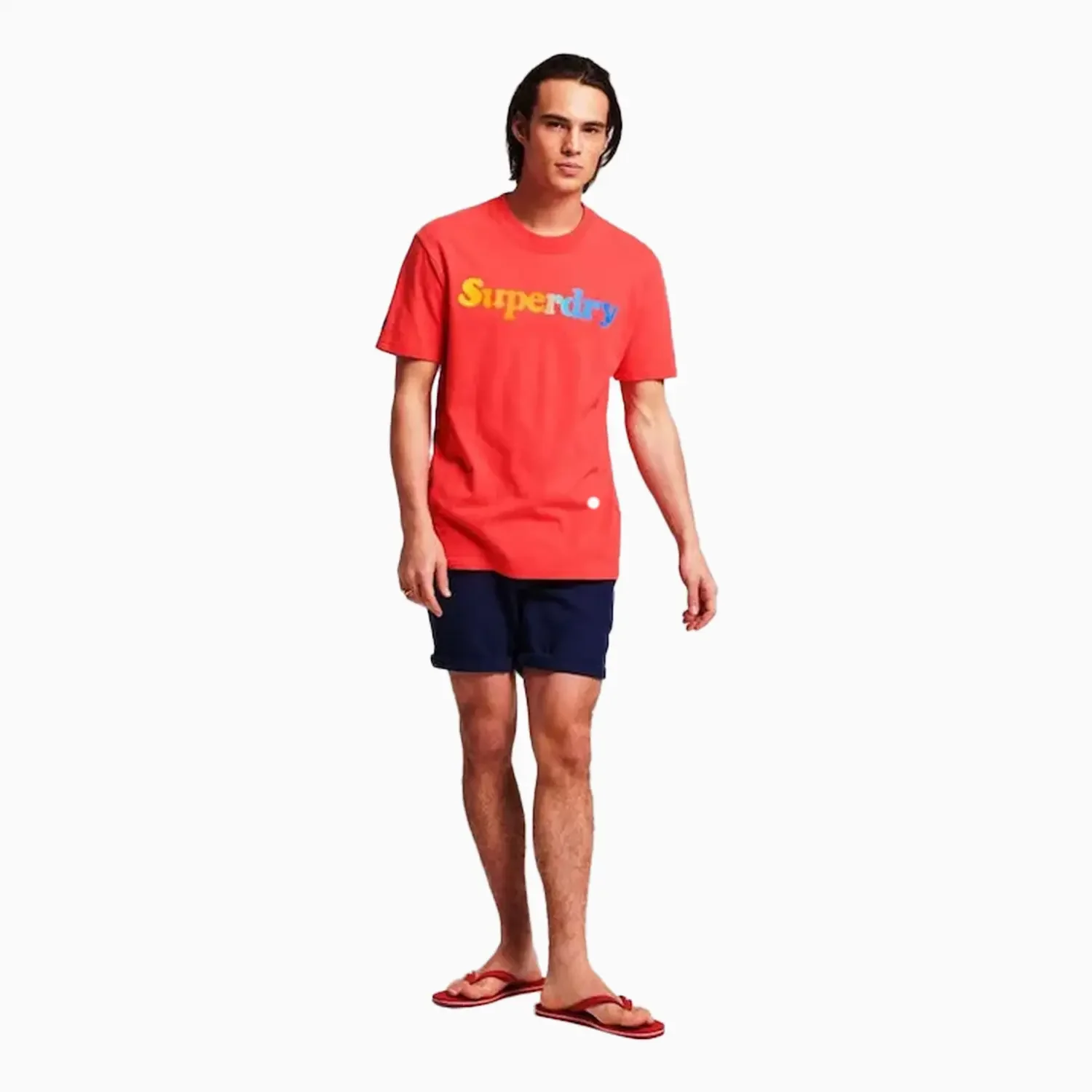 Men's Vintage Cali Stripe T Shirt - Image 2