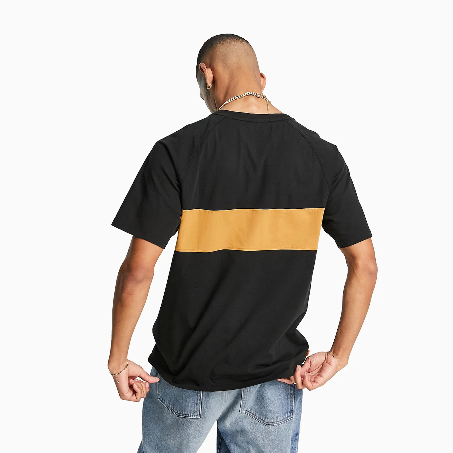 Men's Cut & Sew Short Sleeve T-Shirt - Image 3