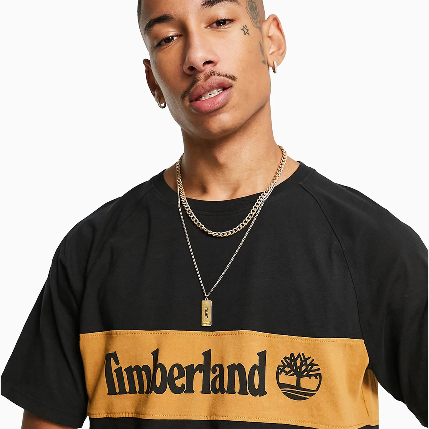 Men's Cut & Sew Short Sleeve T-Shirt - Image 4