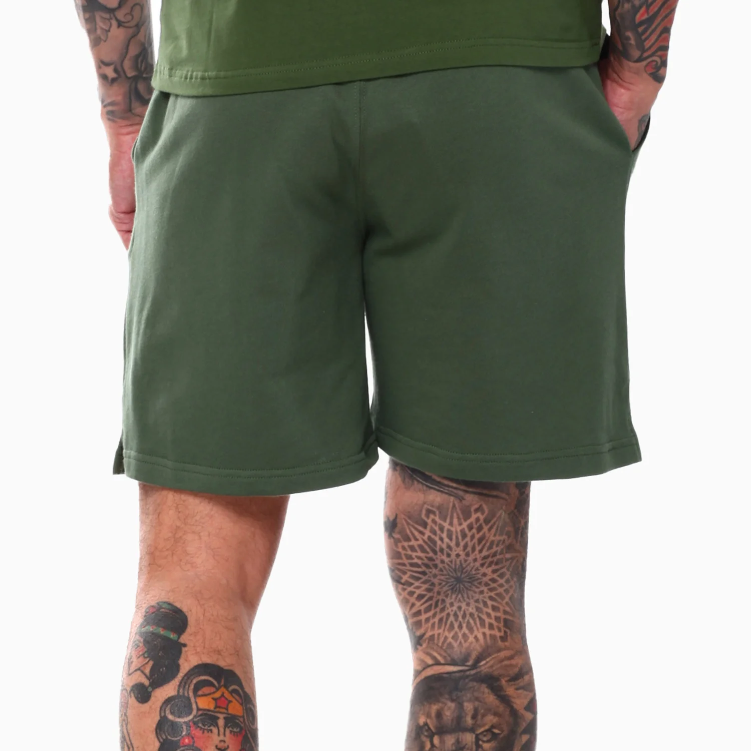 Men's Embroidered Logo T Shirt And Shorts Outfit - Image 6