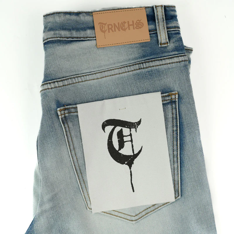 Men's AMALIA Light Blue Denim Pant - Image 3