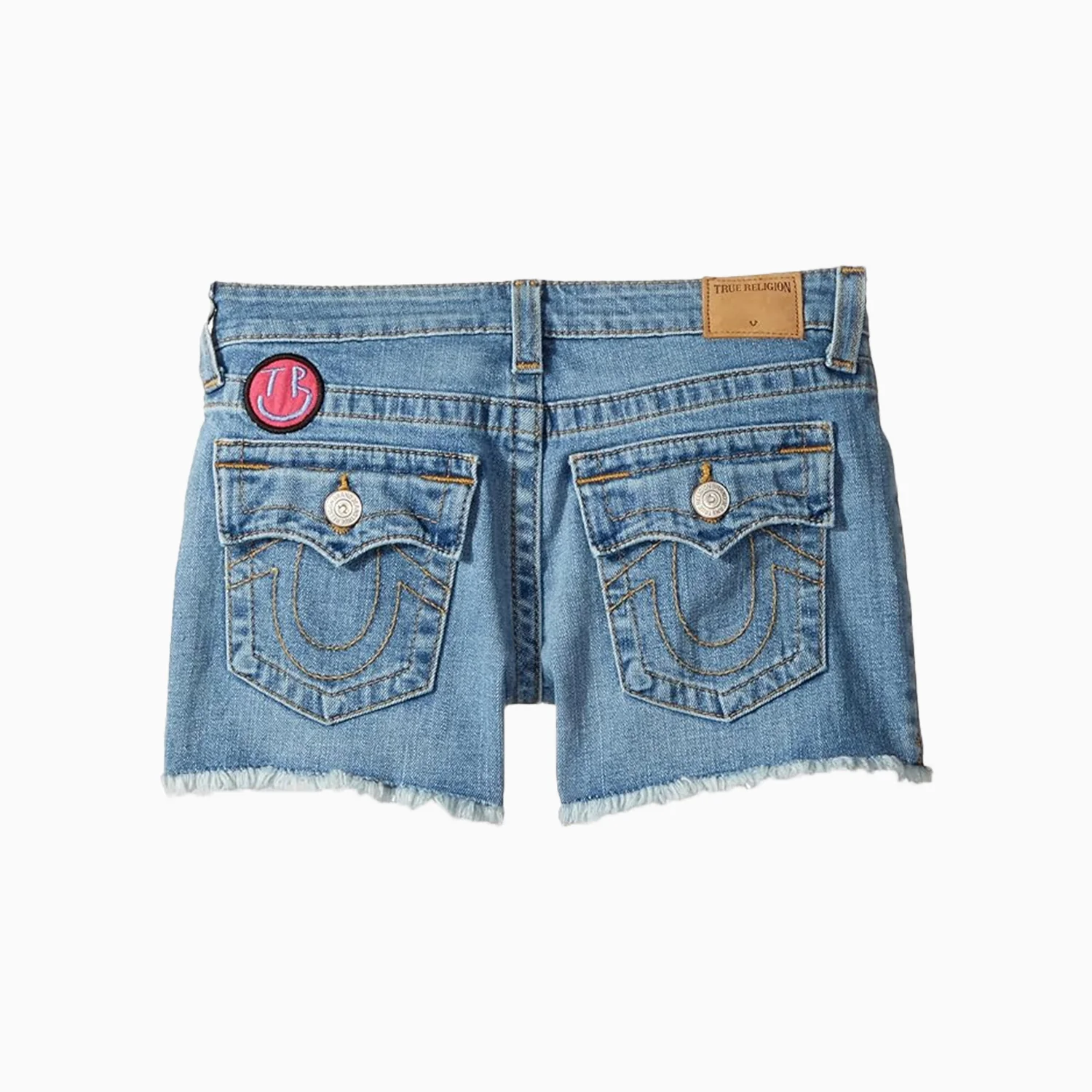 Kid's Patched Fashion Denim Shorts - Image 2