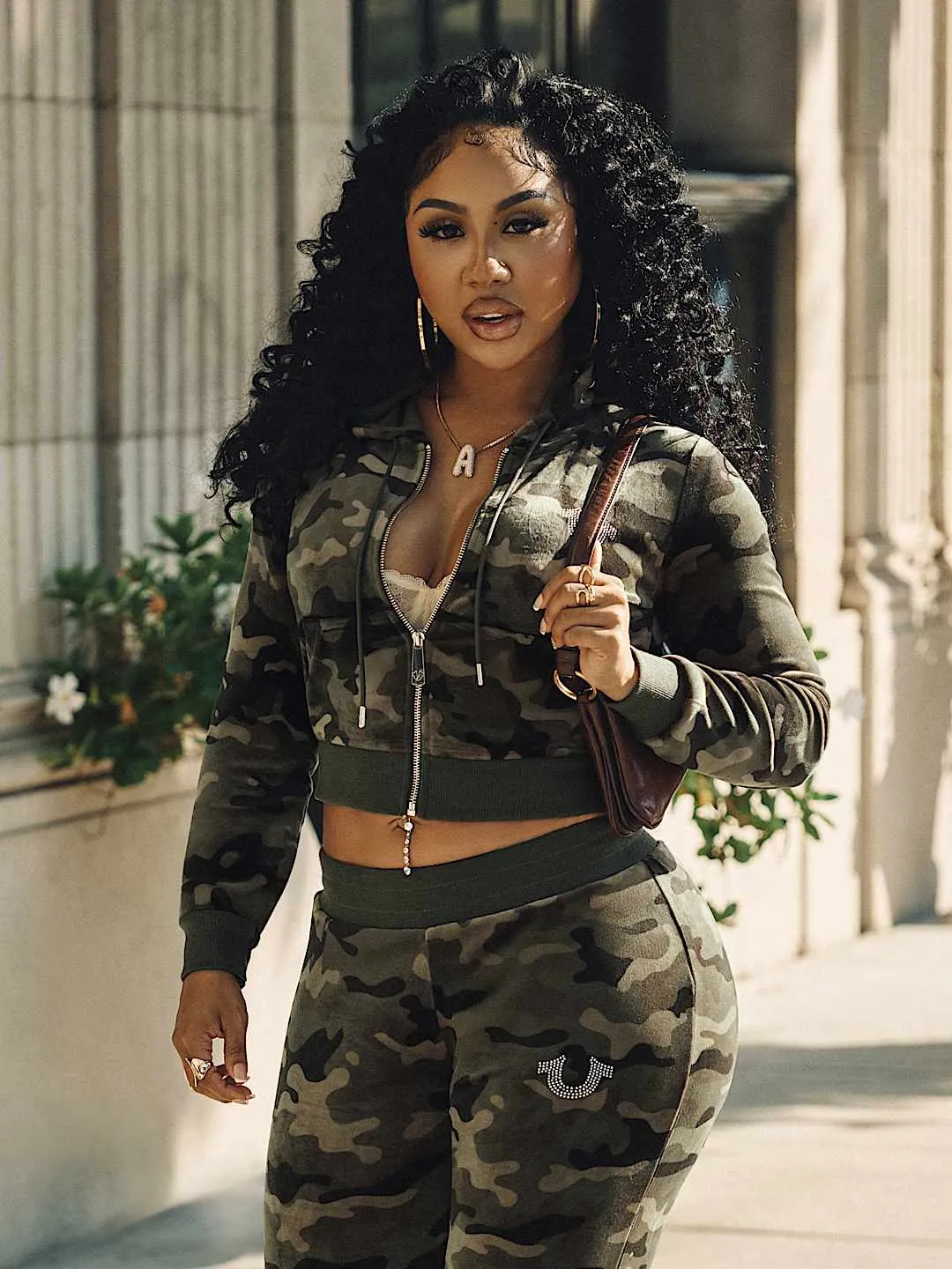 Women's Camo Velour Shrunken Outfit - Image 6