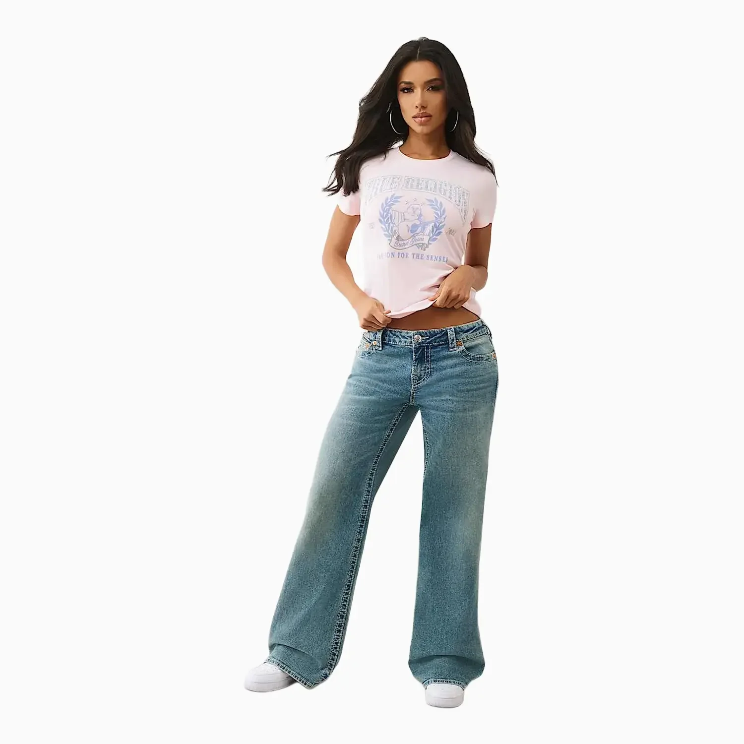 Women's Crystal Buddha Crest T-Shirt - Image 4