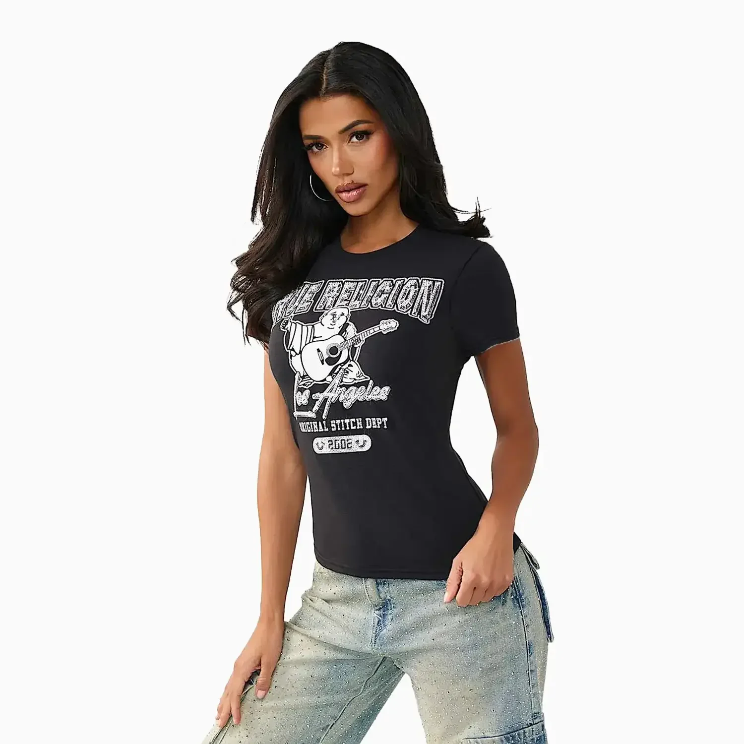 Women's Crystal Buddha T-Shirt - Image 3