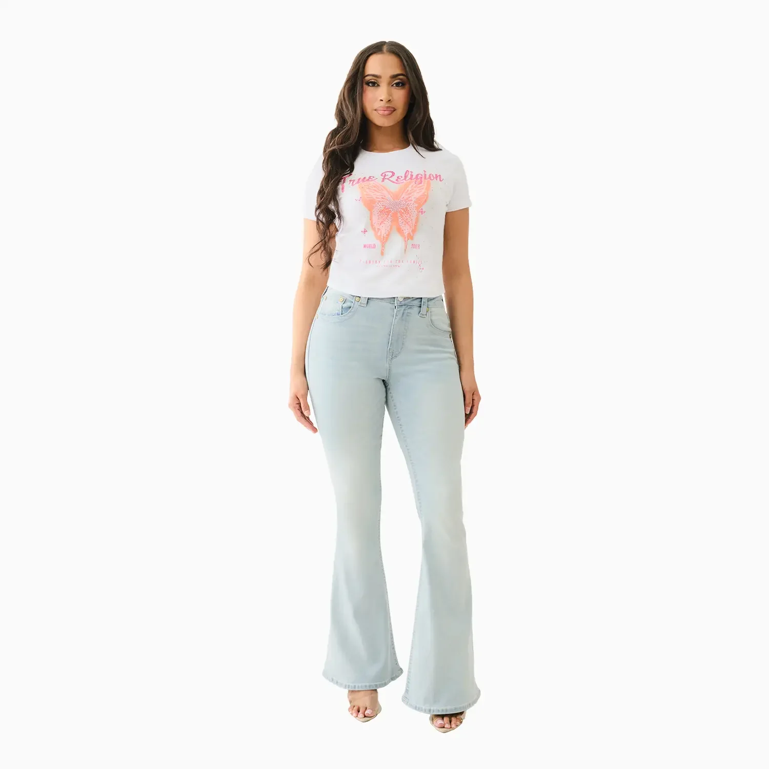 Women's Crystl Butterfly Baby T-Shirt - Image 2