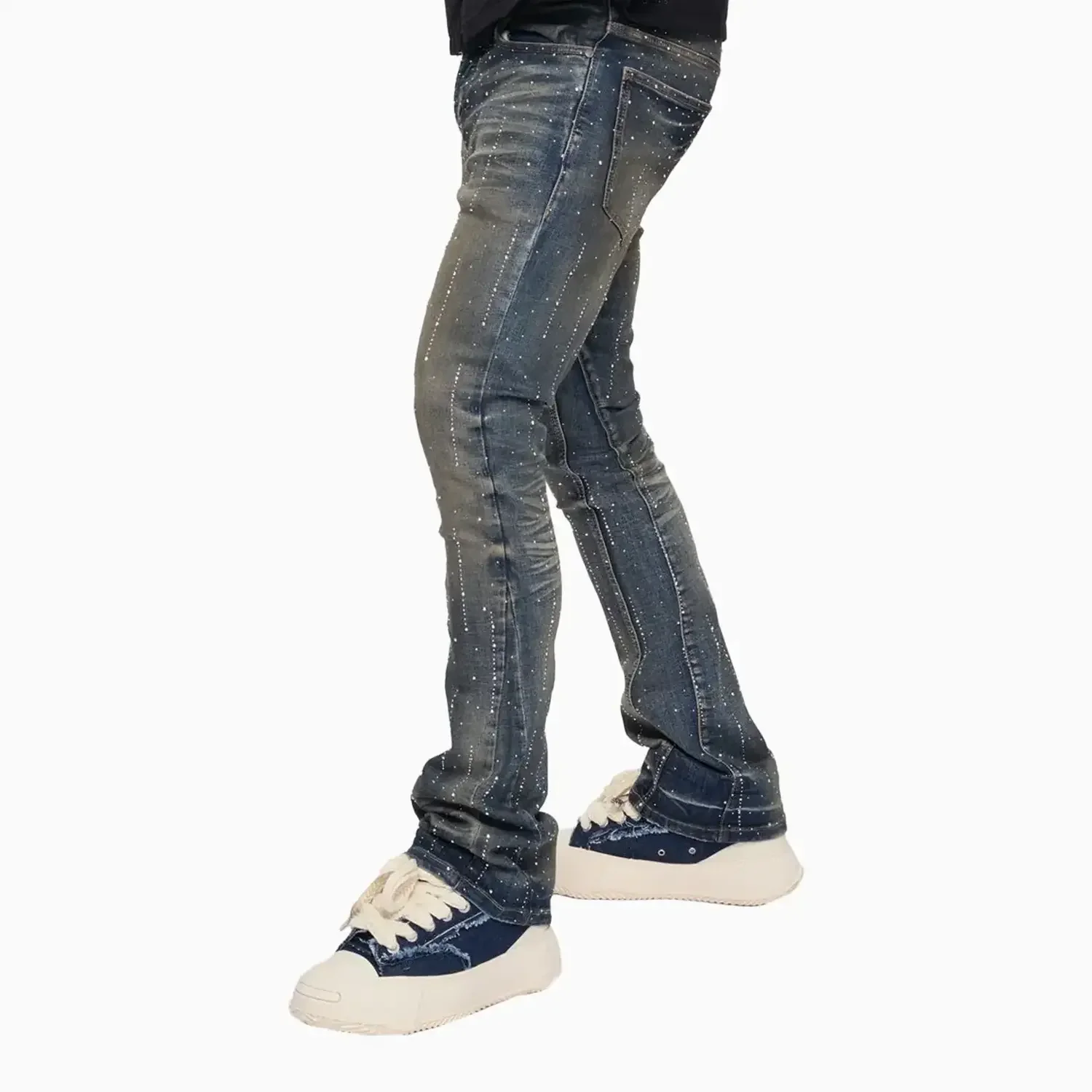 Men's HEATH Stacked Denim Skinny Pant - Image 3