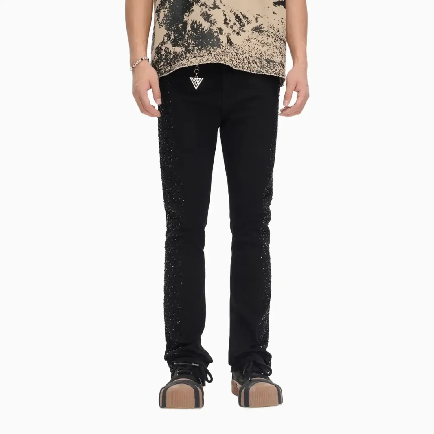Men's Stock Jet Stacked Flare Denim Pant