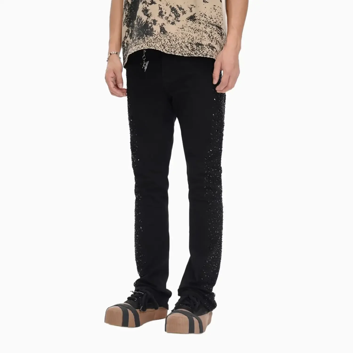 Men's Stock Jet Stacked Flare Denim Pant - Image 5
