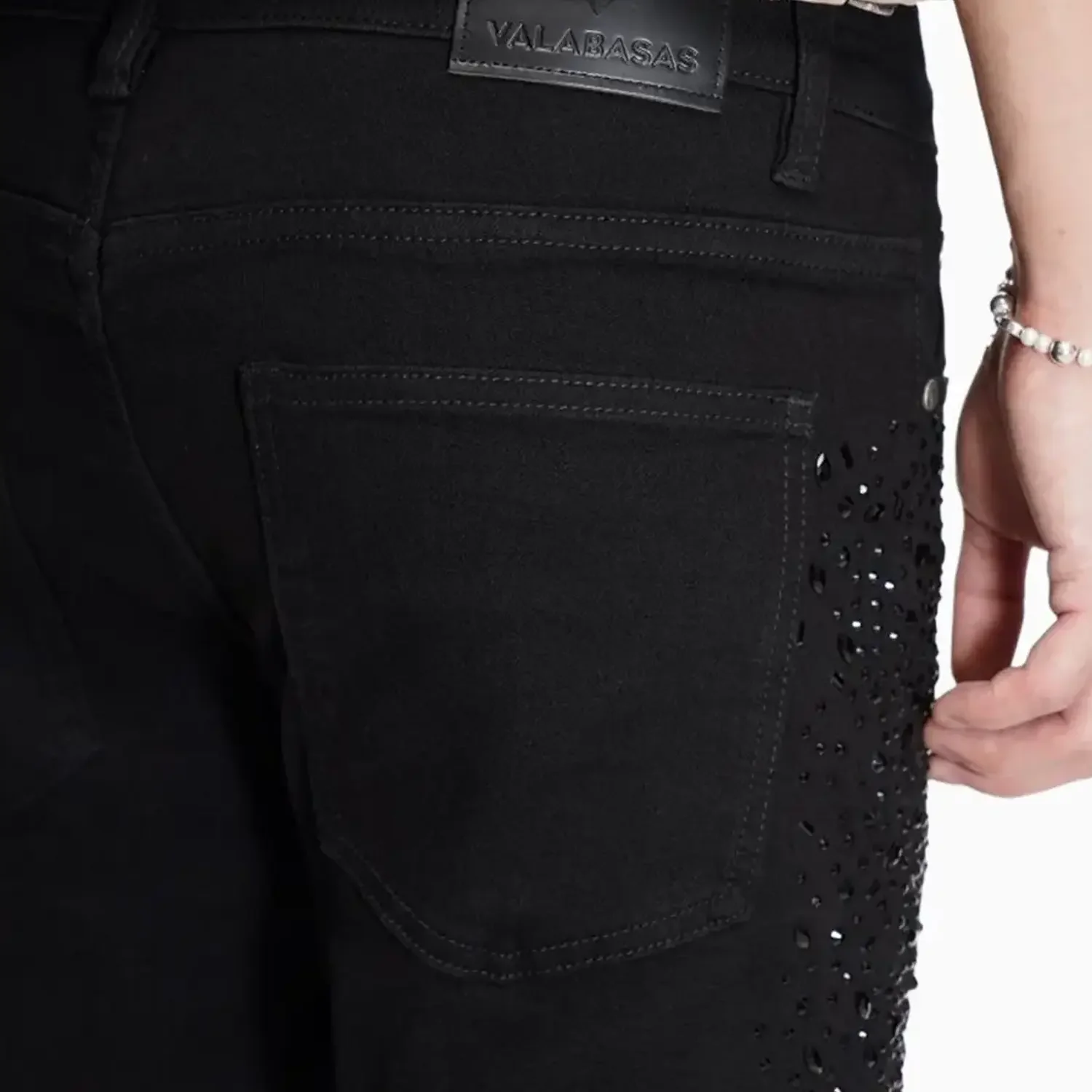 Men's Stock Jet Stacked Flare Denim Pant - Image 6