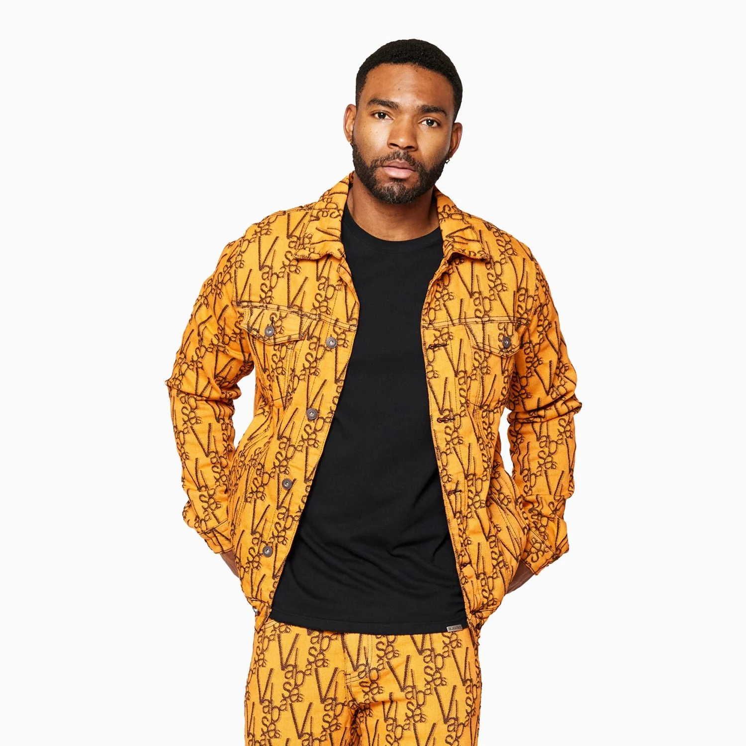 Men's V-Ink Denim Jacket - Image 3