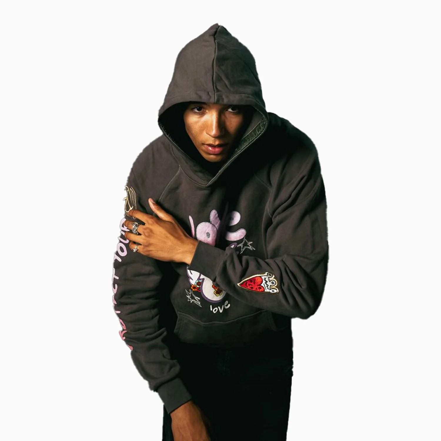 Men's Sweet Birds Flock Pull Over Hoodie - Image 2