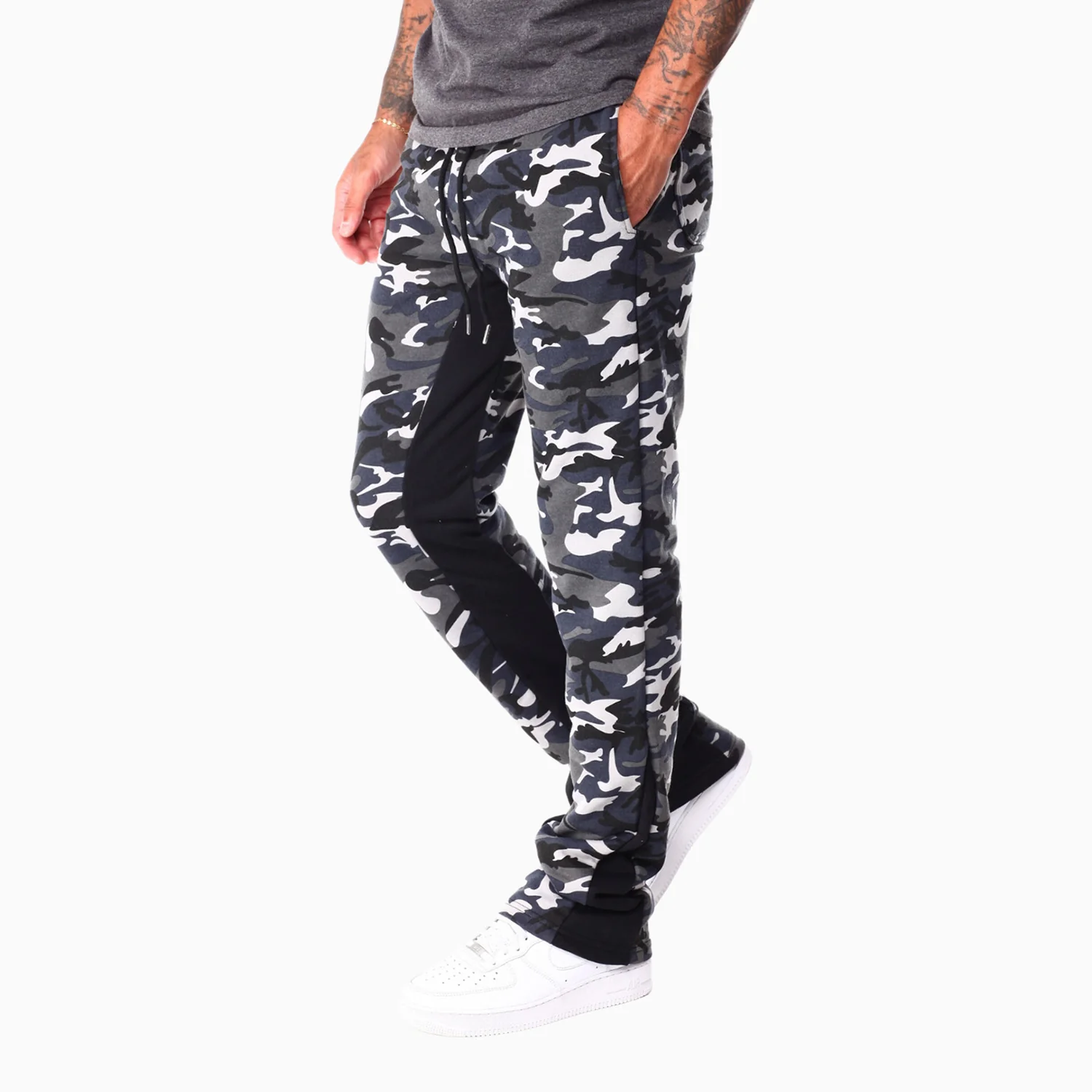 Mens French Terry Stacked Sweat Pant - Image 3