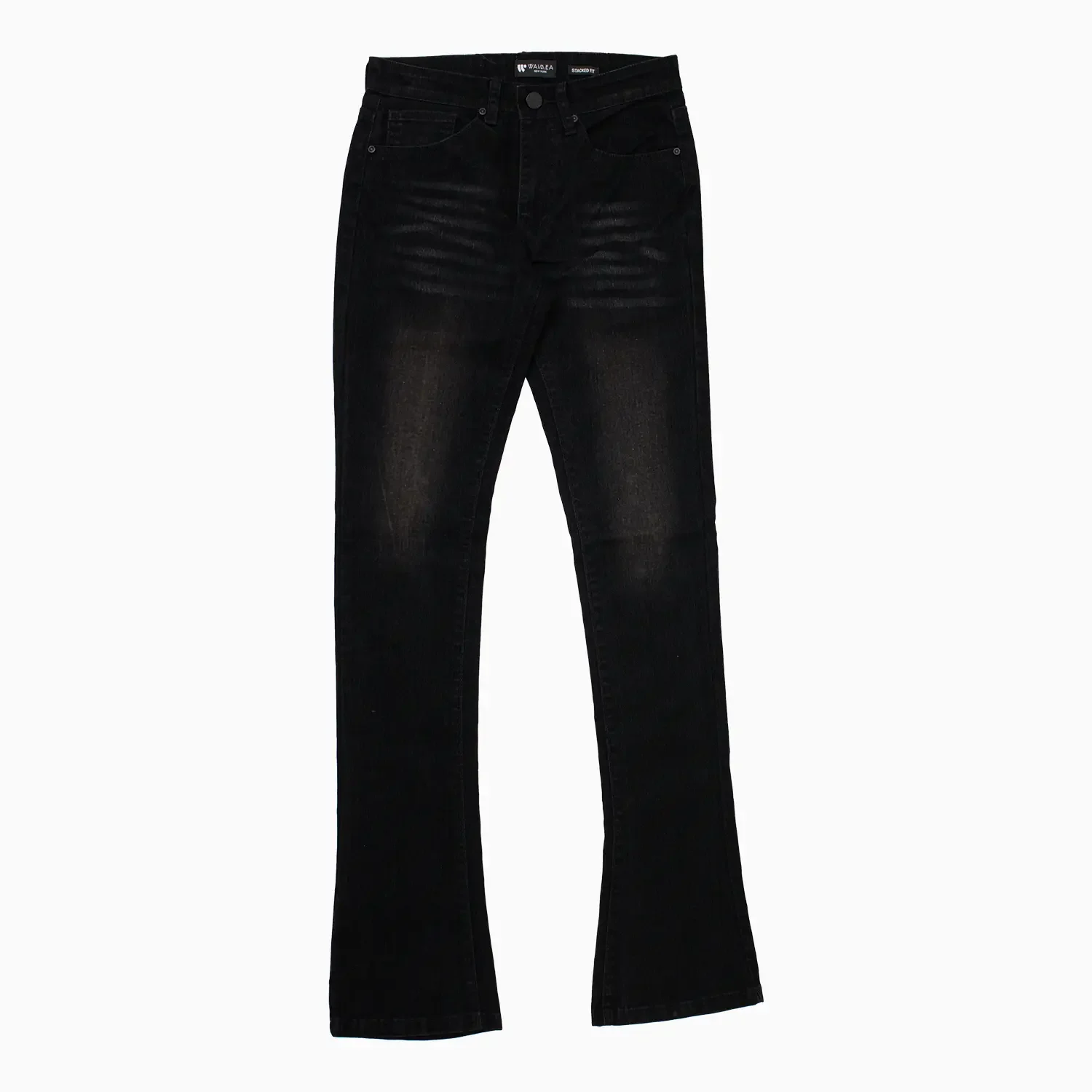 Men's Stacked Fit Jeans Pant With Stitched Hem - Image 2