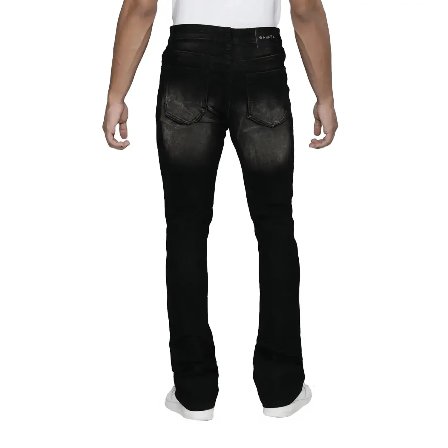 Men's Stacked Fit Jeans Pant With Stitched Hem - Image 5