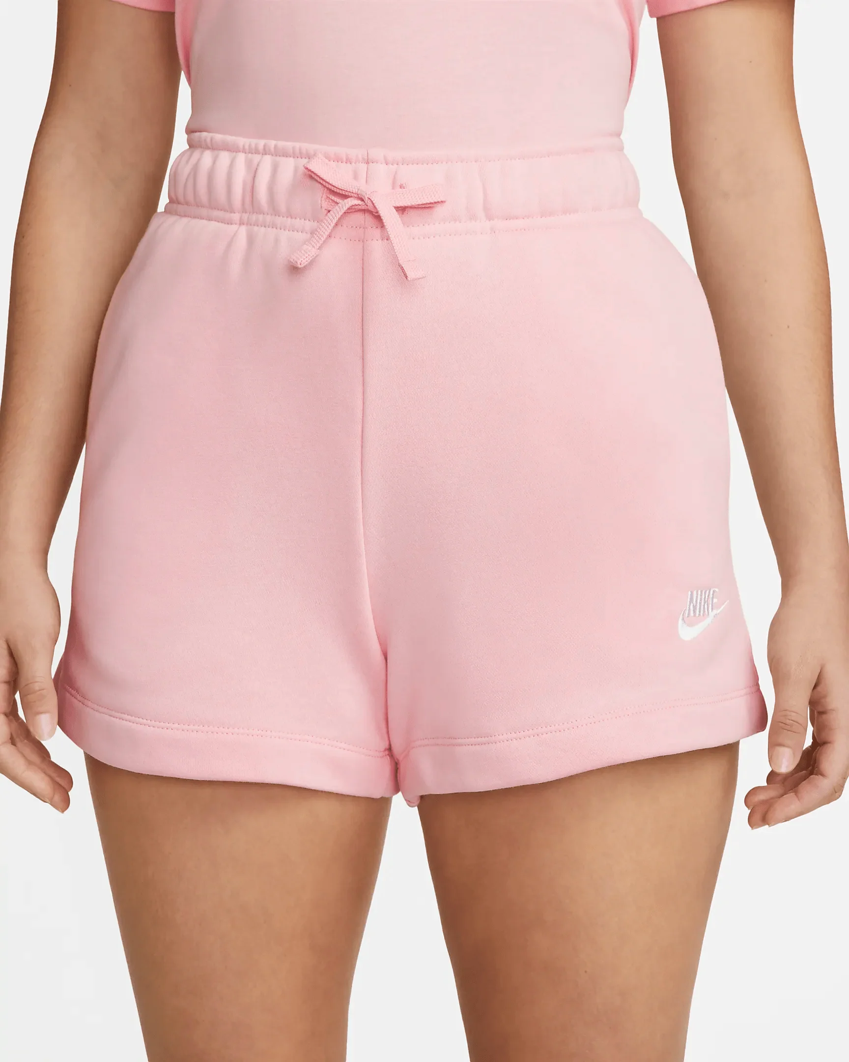 Women's Nike Sportswear Club Essentials T Shirt And Short Outfit - Image 6