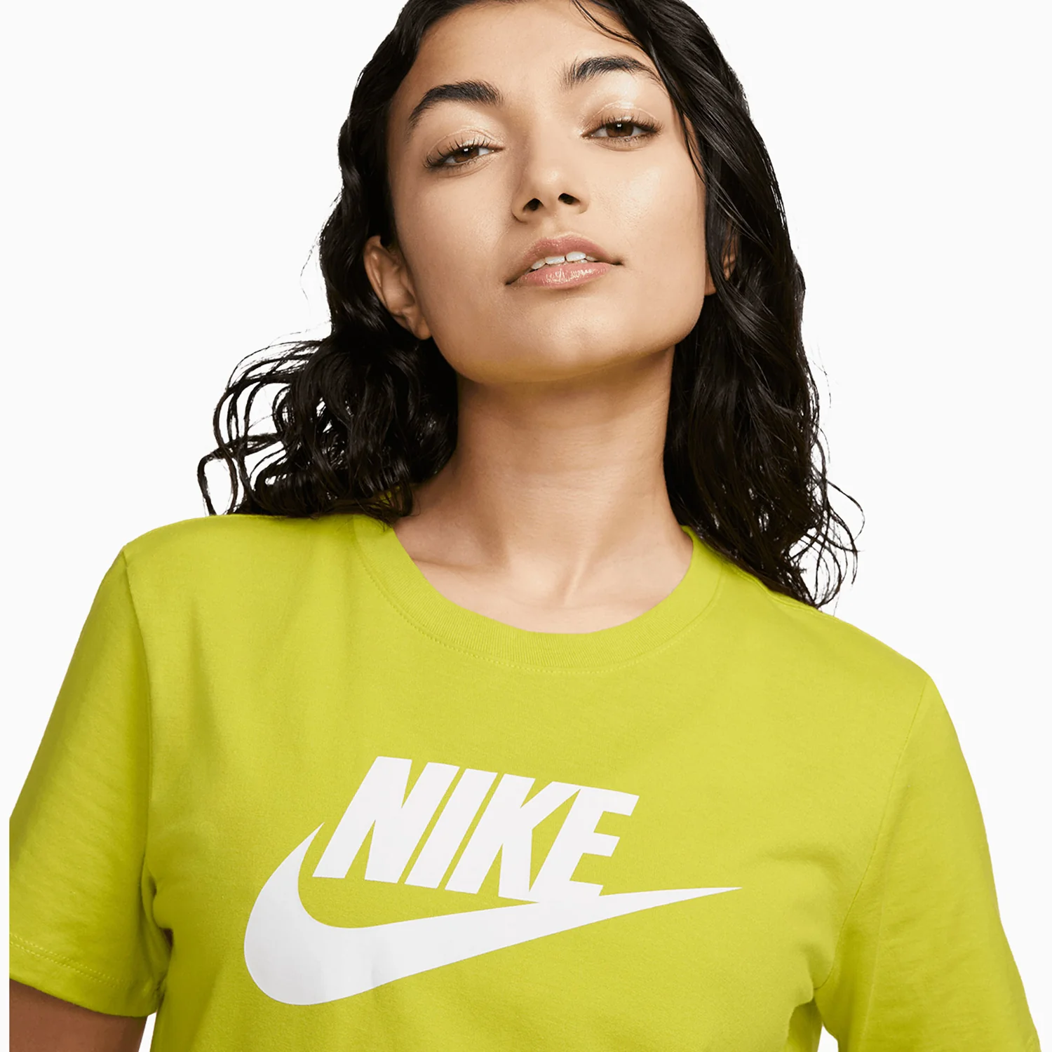 Women's Nike Sportswear Club Essentials T Shirt And Shorts Outfit - Image 5