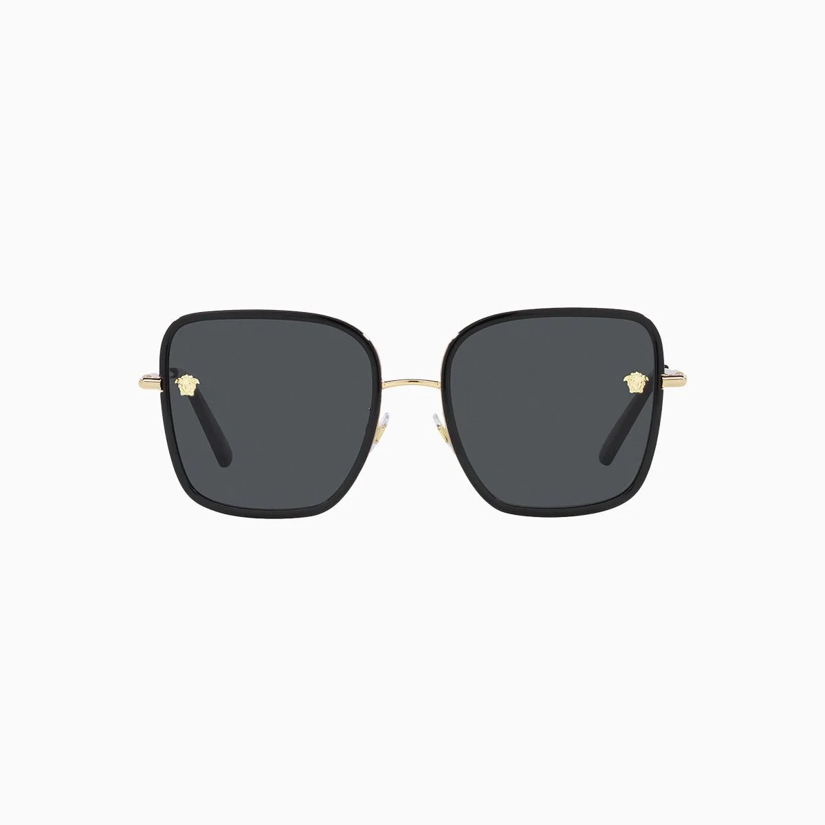 Women's Versace Black Dark Grey Sunglasses