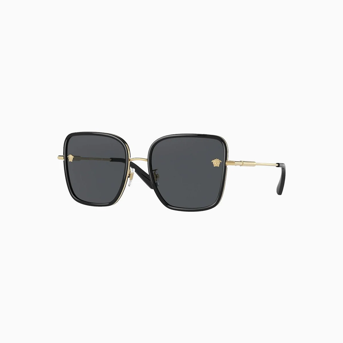 Women's Versace Black Dark Grey Sunglasses - Image 2