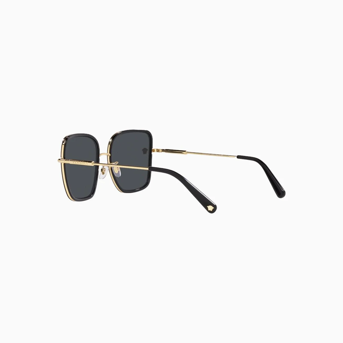 Women's Versace Black Dark Grey Sunglasses - Image 5