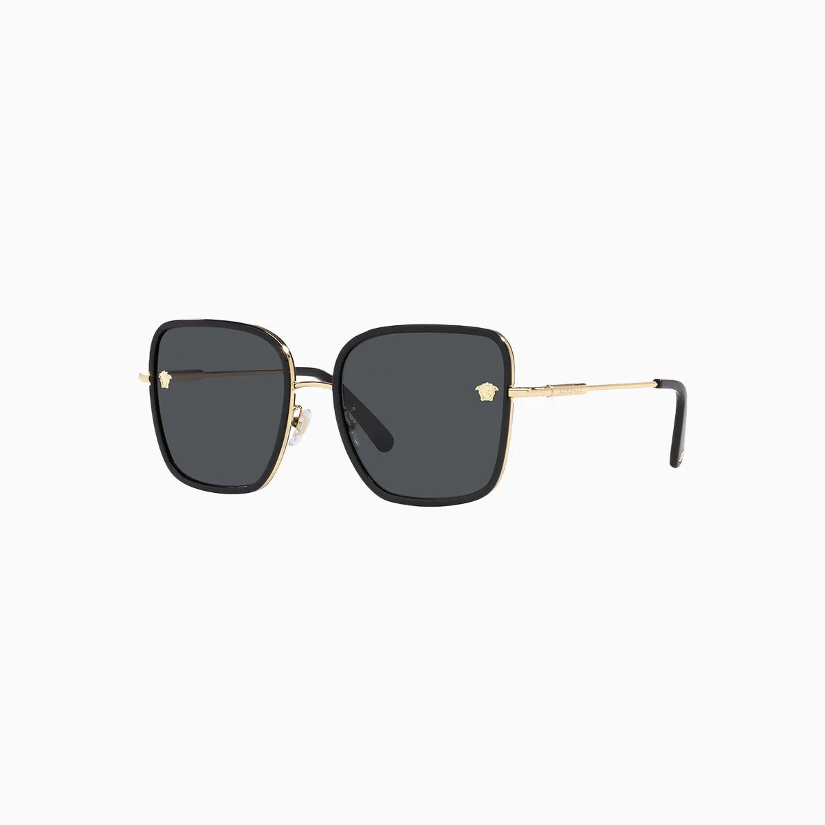 Women's Versace Black Dark Grey Sunglasses - Image 6