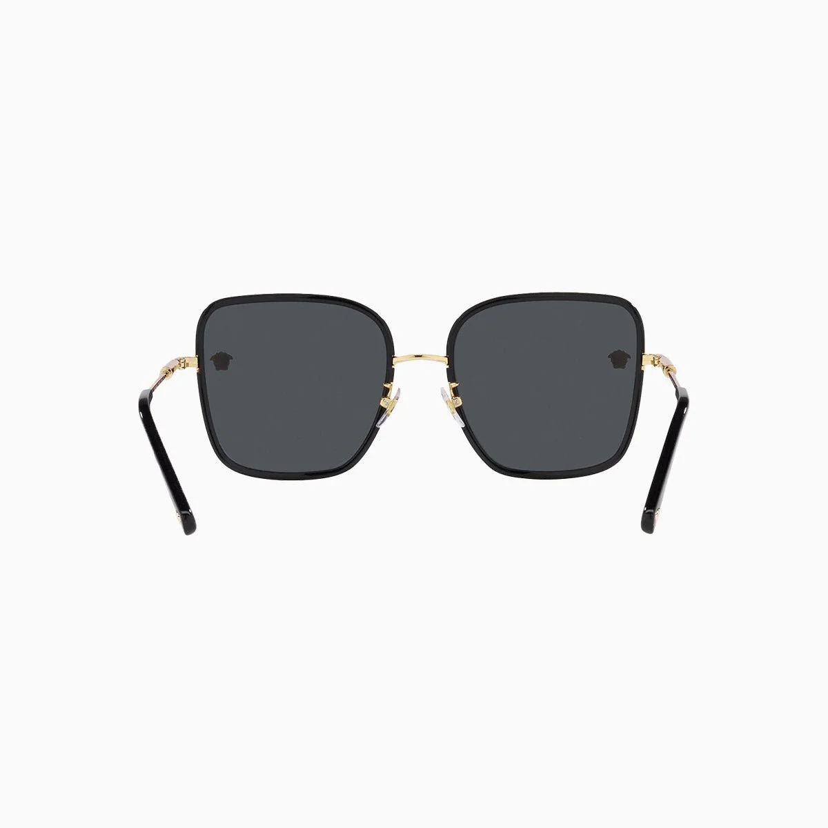 Women's Versace Black Dark Grey Sunglasses - Image 8