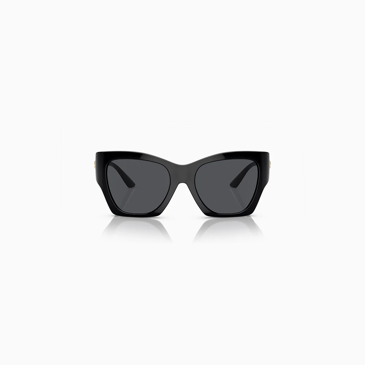 Women's Versace Black Dark Grey Sunglasses