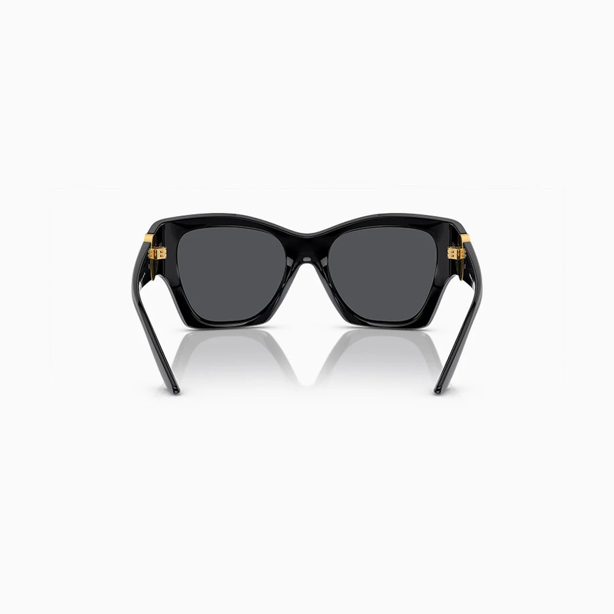 Women's Versace Black Dark Grey Sunglasses - Image 4