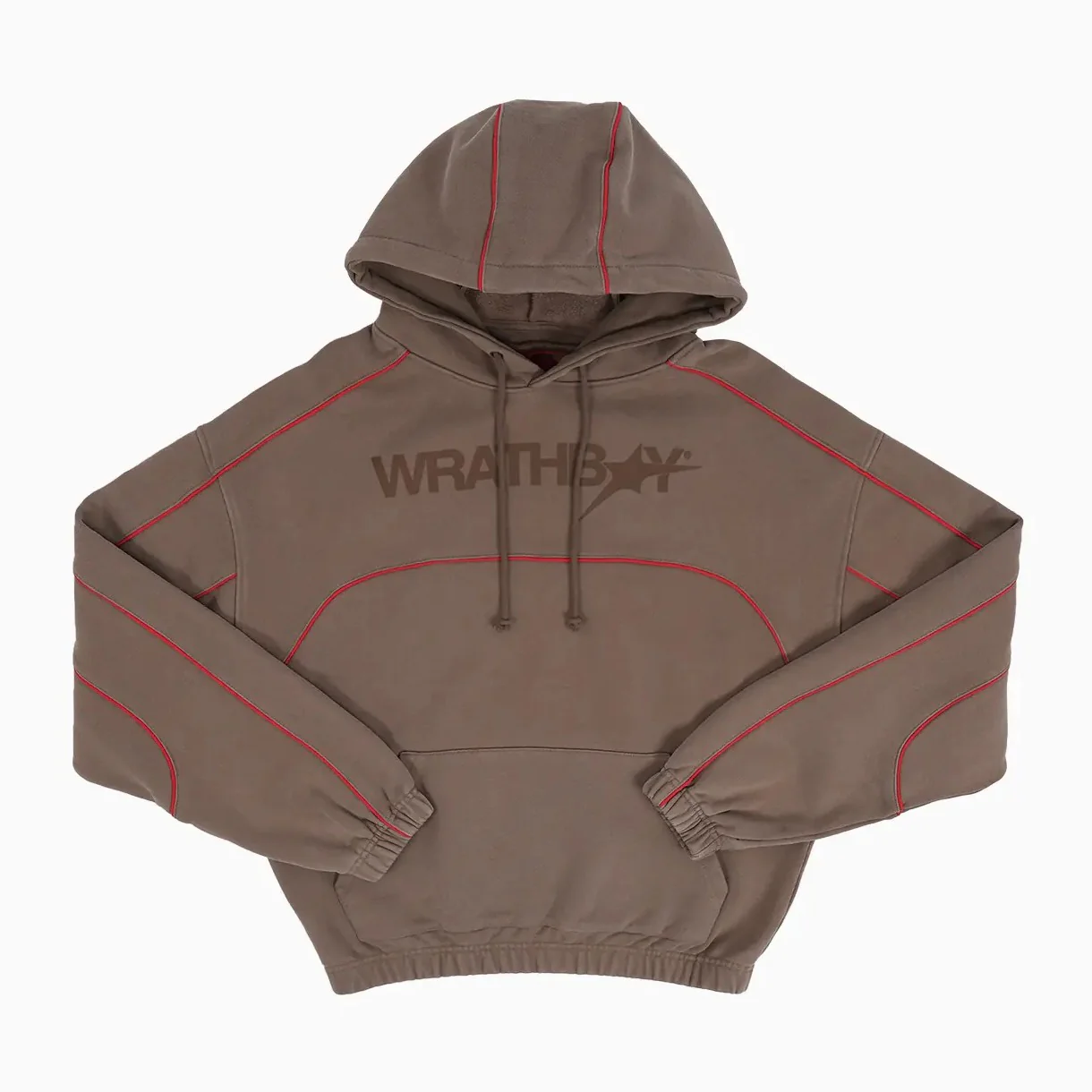Men's WRATHBOY Earth Tone Streetwear Hoodie Jogger Set