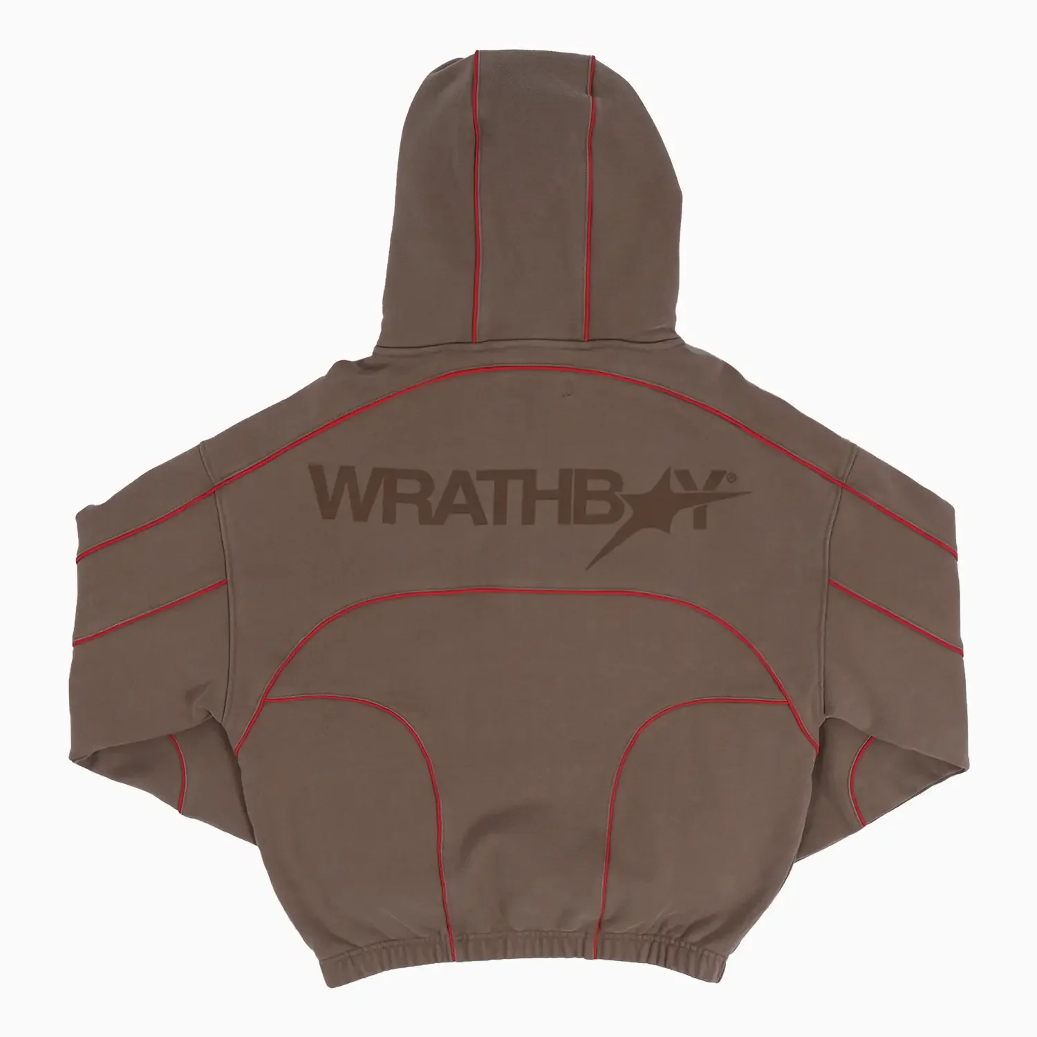 Men's WRATHBOY Earth Tone Streetwear Hoodie Jogger Set - Image 3